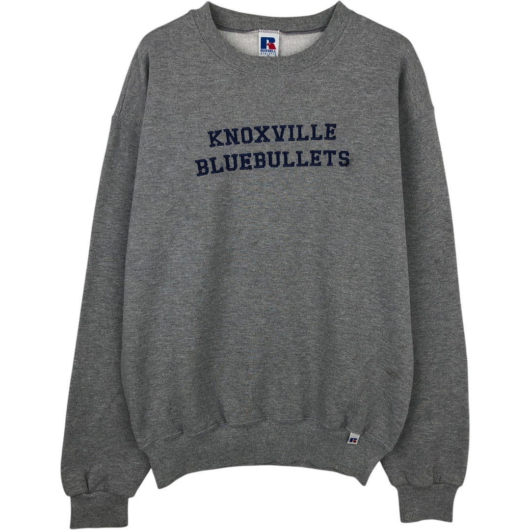 90'S Russell College Sweatshirt, Men's M Size Vintage polyester gray type Vintage Second Hand
