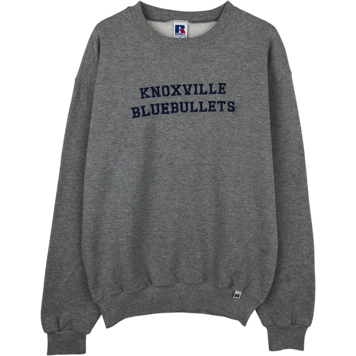 90'S Russell College Sweatshirt, Men's M Size Vintage polyester gray type Vintage Second Hand
