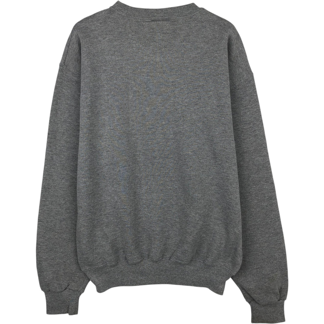 90'S Russell College Sweatshirt, Men's M Size Vintage polyester gray type Vintage Second Hand