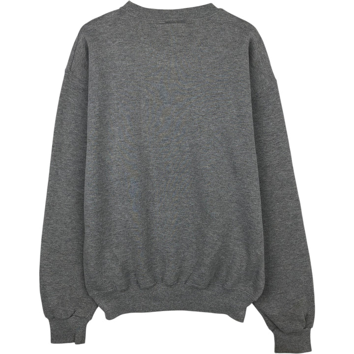 90'S Russell College Sweatshirt, Men's M Size Vintage polyester gray type Vintage Second Hand