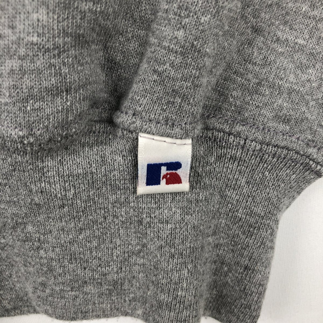 90'S Russell College Sweatshirt, Men's M Size Vintage polyester gray type Vintage Second Hand