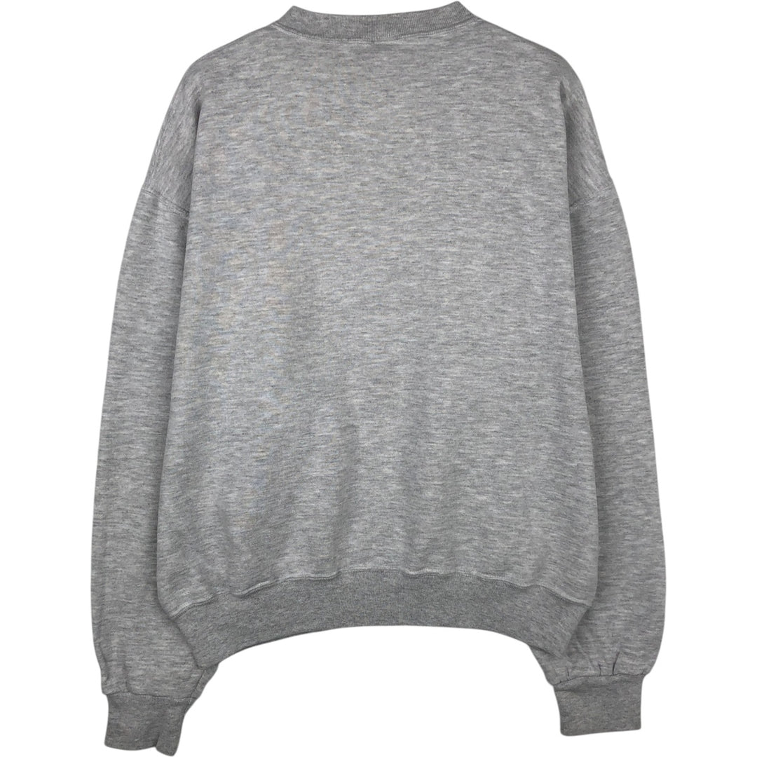 90'S Russell College Sweatshirt, Men's Size L, Vintage cotton gray type Vintage Second Hand
