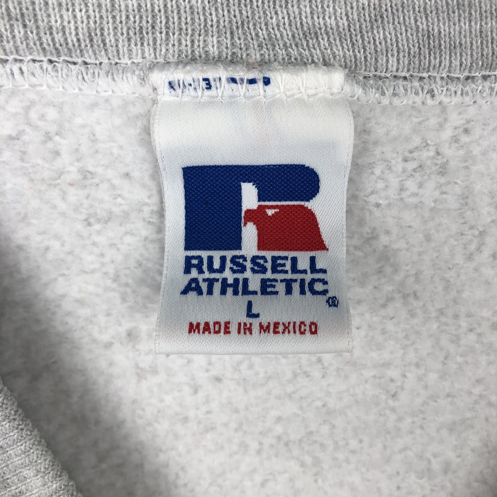 90'S Russell College Sweatshirt, Men's Size L, Vintage cotton gray type Vintage Second Hand