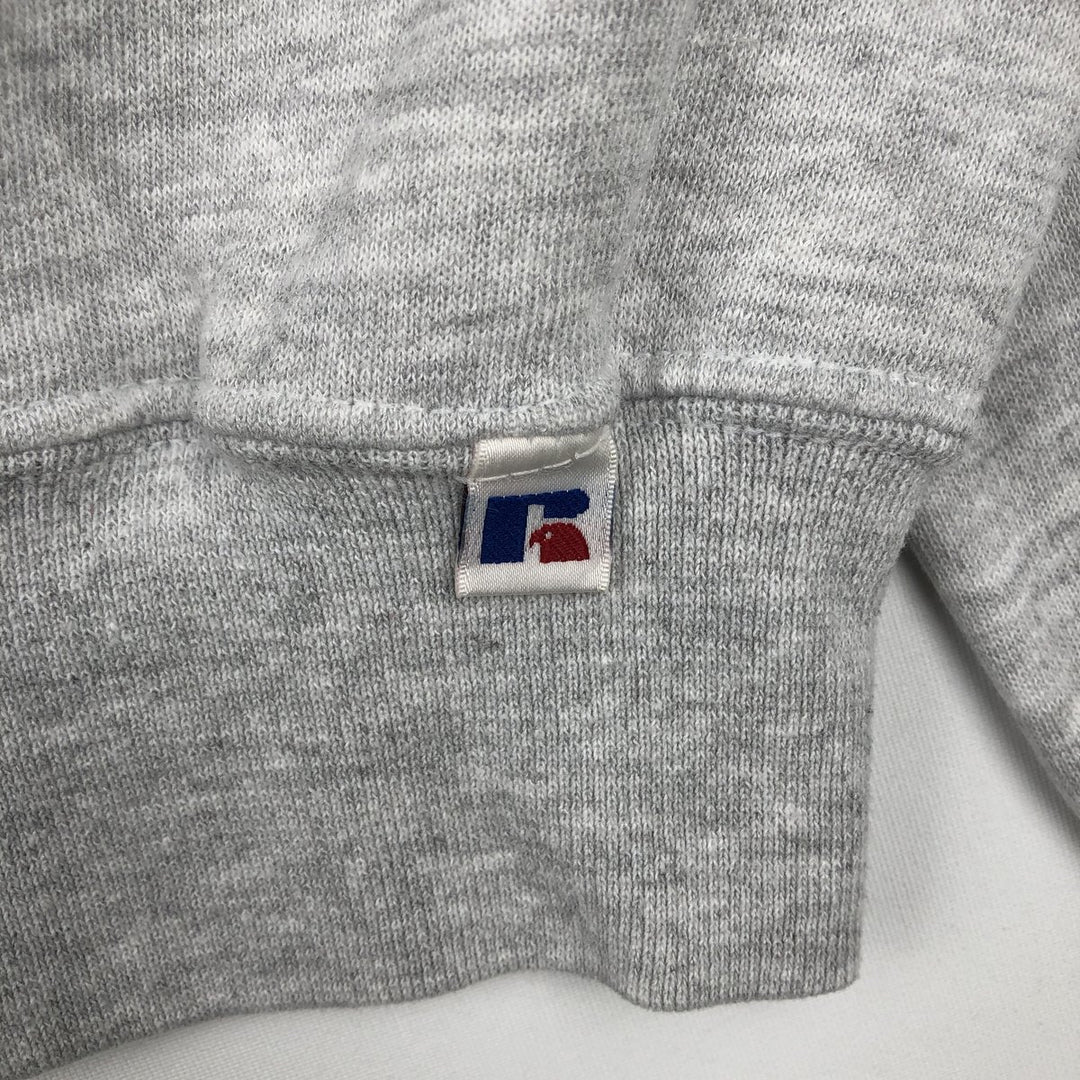 90'S Russell College Sweatshirt, Men's Size L, Vintage cotton gray type Vintage Second Hand
