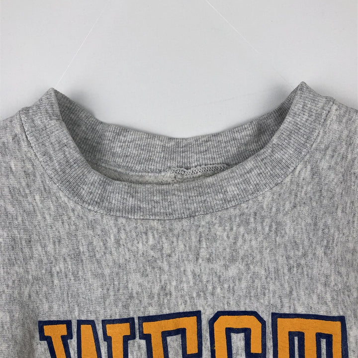 Men's college sweatshirt (XL size) unclear gray type Vintage Second Hand