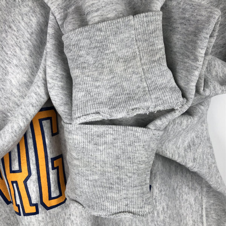 Men's college sweatshirt (XL size) unclear gray type Vintage Second Hand