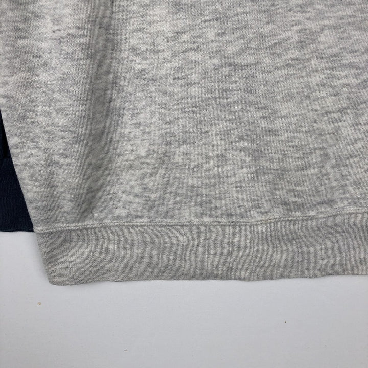 80'S Sportswear Two-Tone Print Sweatshirt, Made in USA, Men's Size M (Equivalent), Vintage acrylic gray type Vintage Second Hand