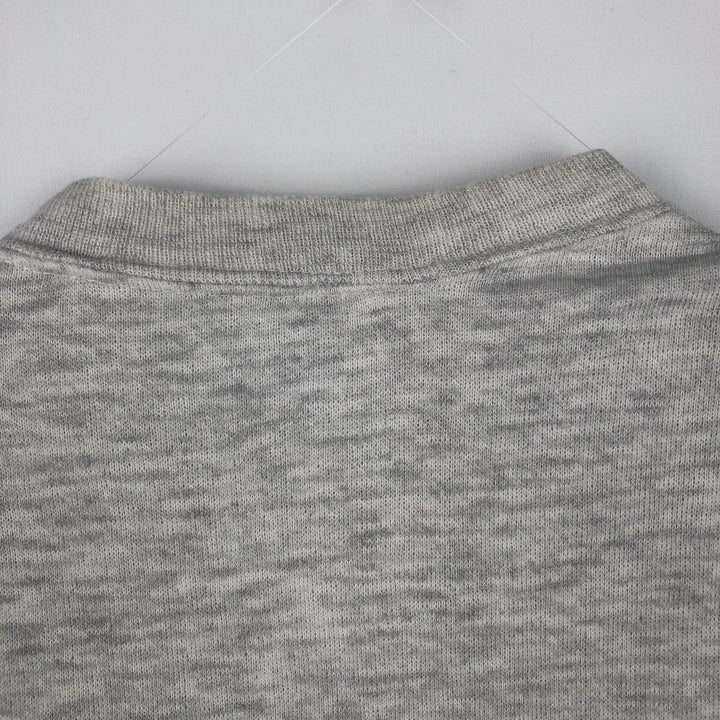 80'S Sportswear Two-Tone Print Sweatshirt, Made in USA, Men's Size M (Equivalent), Vintage acrylic gray type Vintage Second Hand