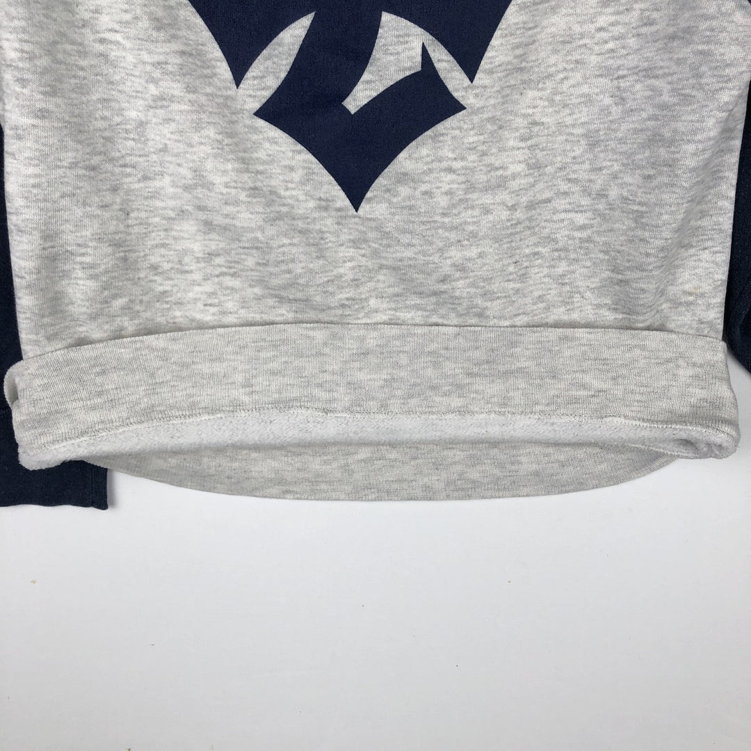 80'S Sportswear Two-Tone Print Sweatshirt, Made in USA, Men's Size M (Equivalent), Vintage acrylic gray type Vintage Second Hand