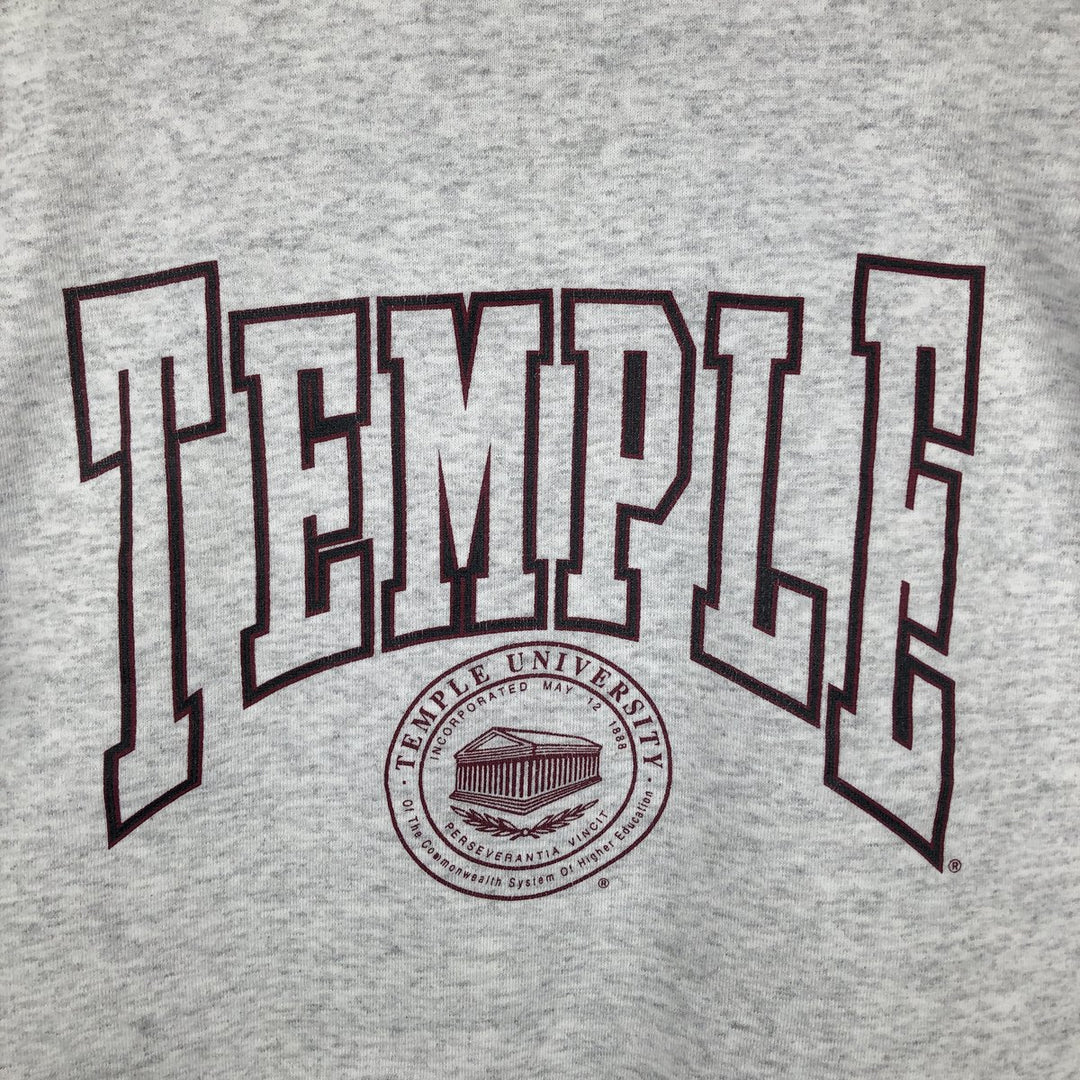 90'S MV SPORT College Sweatshirt, Made in USA, Men's XL equivalent, Vintage cotton gray type Vintage Second Hand