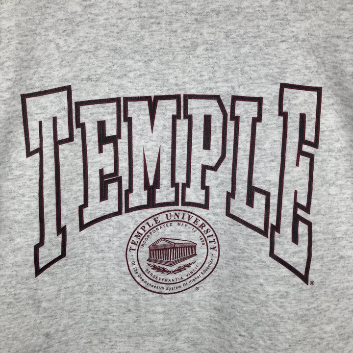 90'S MV SPORT College Sweatshirt, Made in USA, Men's XL equivalent, Vintage cotton gray type Vintage Second Hand
