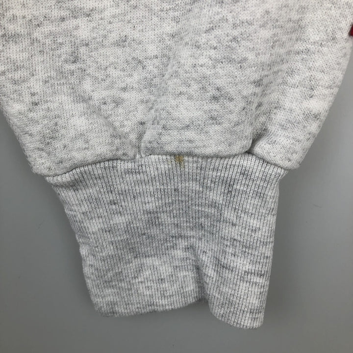 90'S MV SPORT College Sweatshirt, Made in USA, Men's XL equivalent, Vintage cotton gray type Vintage Second Hand