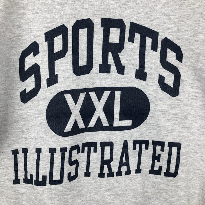 Vintage 90'S Jerzees triple print college sweatshirt, made in the USA, men's size XL cotton gray type Vintage Second Hand