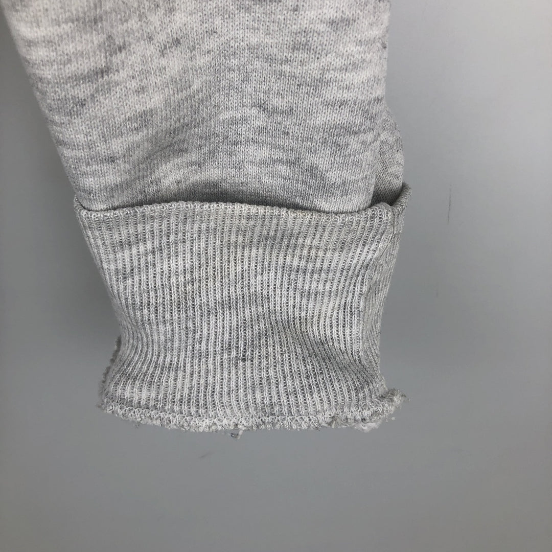 Vintage 90'S Jerzees triple print college sweatshirt, made in the USA, men's size XL cotton gray type Vintage Second Hand