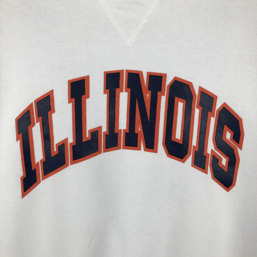 Vintage 80s-90'S Russell college sweatshirt, made in the USA, size L, men's cotton white type Vintage Second Hand