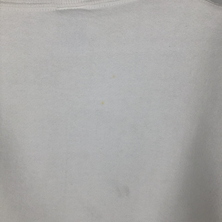 Vintage 80s-90'S Russell college sweatshirt, made in the USA, size L, men's cotton white type Vintage Second Hand