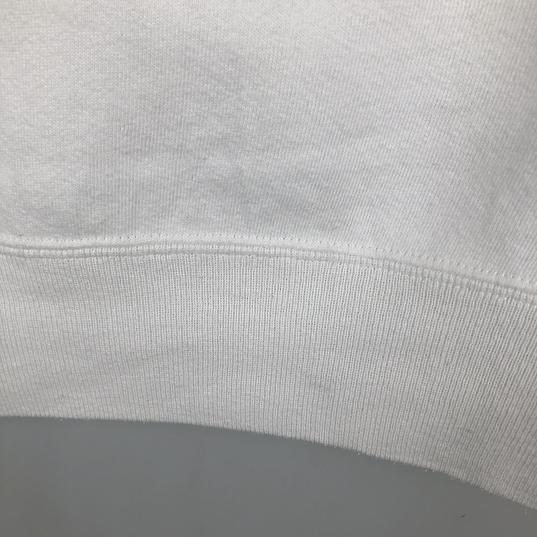 Vintage 80s-90'S Russell college sweatshirt, made in the USA, size L, men's cotton white type Vintage Second Hand