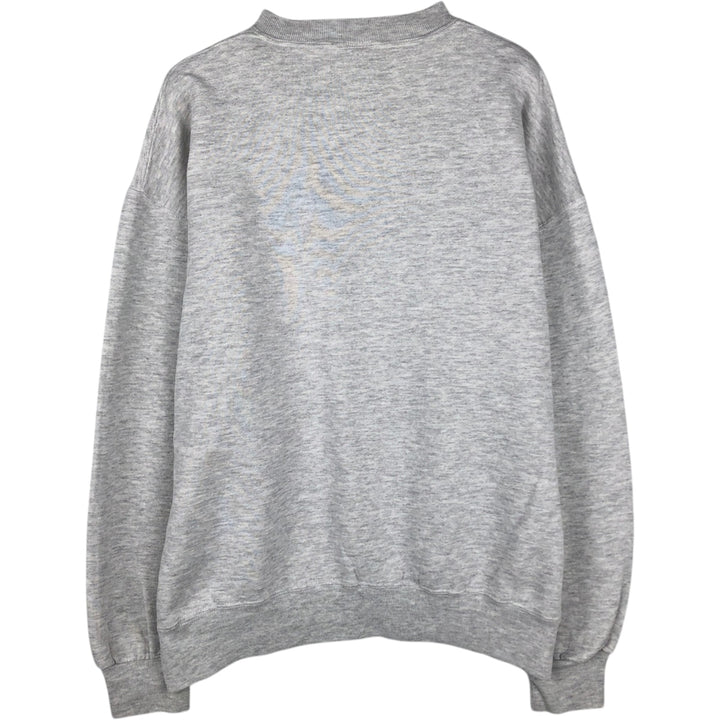 80s-90'S Russell MICHIGAN STATE College Sweatshirt, Made in USA, Men's XL equivalent, Vintage cotton gray type Vintage Second Hand