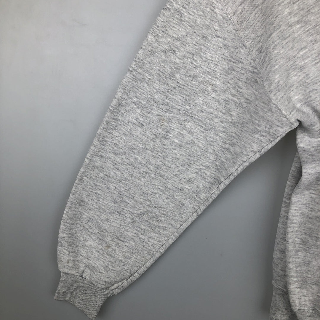 80s-90'S Russell MICHIGAN STATE College Sweatshirt, Made in USA, Men's XL equivalent, Vintage cotton gray type Vintage Second Hand