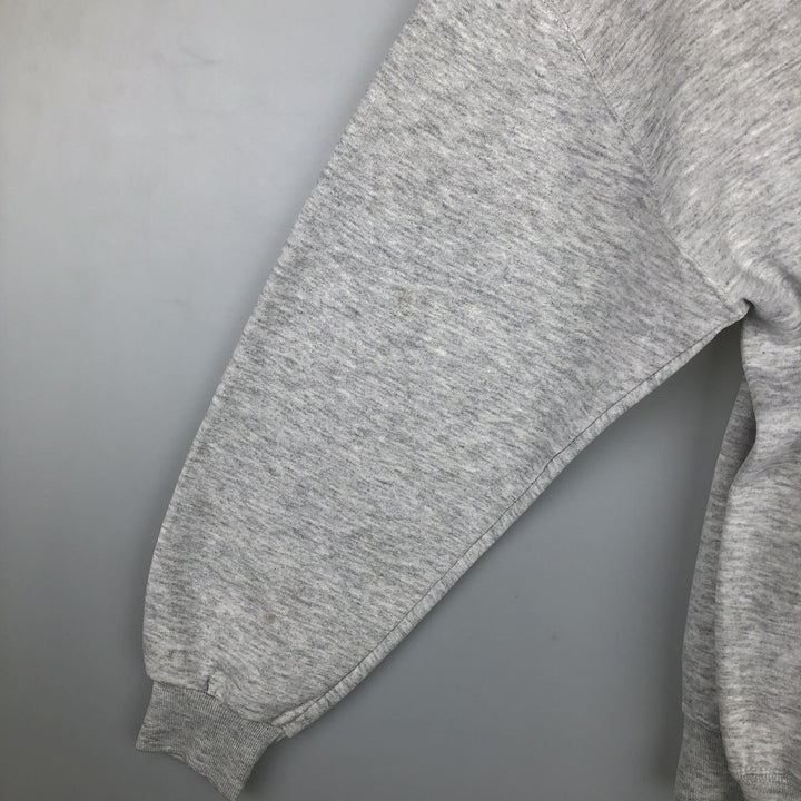 80s-90'S Russell MICHIGAN STATE College Sweatshirt, Made in USA, Men's XL equivalent, Vintage cotton gray type Vintage Second Hand