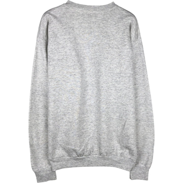 90'S Lee College Sweatshirt, Made in USA, Men's L, Vintage cotton gray type Vintage Second Hand