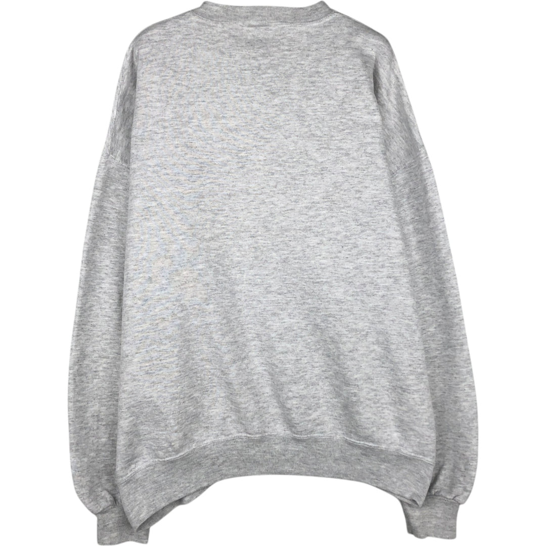 90'S Russell College Sweatshirt, Made in USA, Men's XL, Vintage cotton gray type Vintage Second Hand