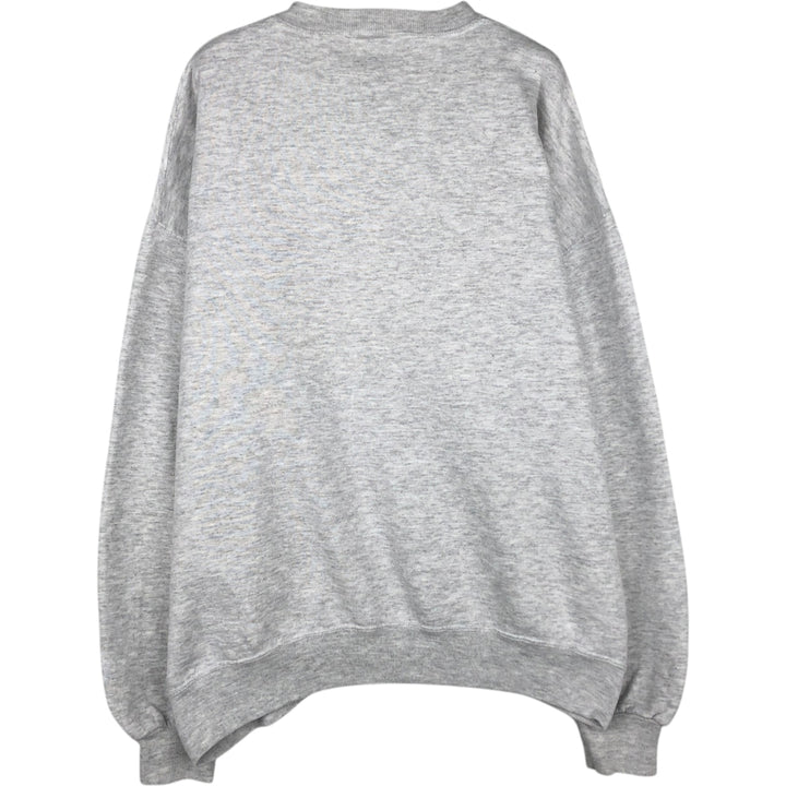 90'S Russell College Sweatshirt, Made in USA, Men's XL, Vintage cotton gray type Vintage Second Hand
