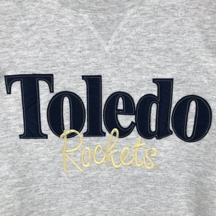 90'S Russell College Sweatshirt, Made in USA, Men's XL, Vintage cotton gray type Vintage Second Hand