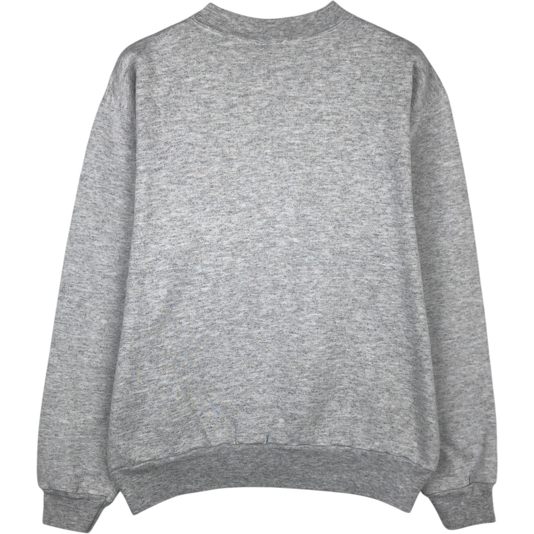 90'S ONEITA College Sweatshirt, Made in USA, Men's Size L (approx.), Vintage cotton gray type Vintage Second Hand