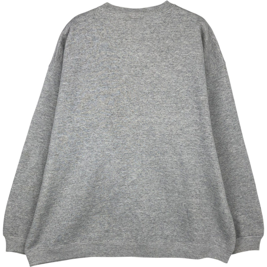90'S Hanes Triple Print Sweatshirt, Made in USA, Men's XL (approx.), Vintage cotton gray type Vintage Second Hand