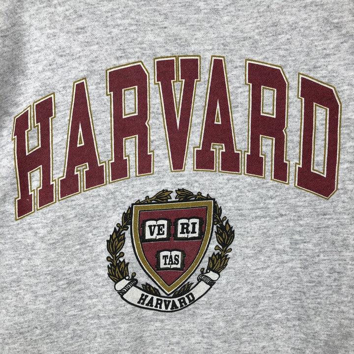 90'S Salem Harvard College Sweatshirt, Made in USA, Men's XL equivalent, Vintage. cotton gray type Vintage Second Hand