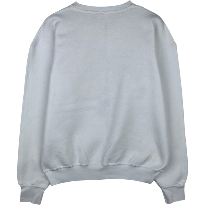80s-90'S Miller College Sweatshirt, Made in USA, Men's Size L (approx.), Vintage cotton white type Vintage Second Hand