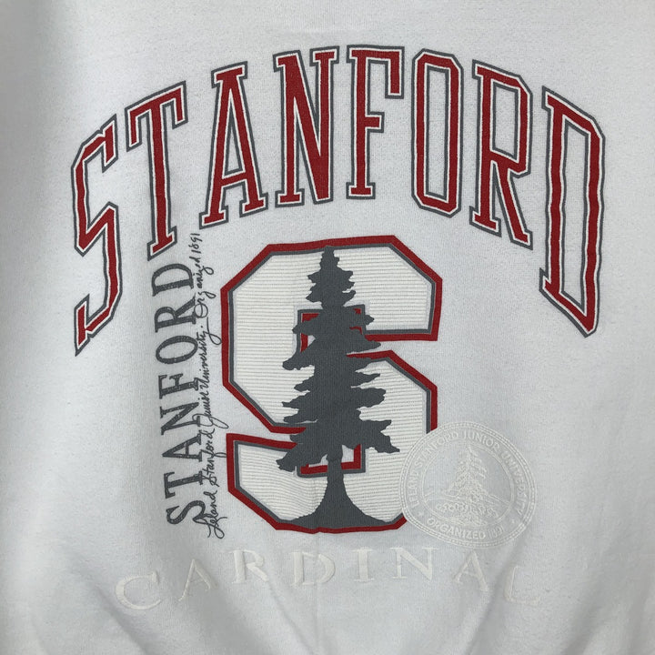 80s-90'S Miller College Sweatshirt, Made in USA, Men's Size L (approx.), Vintage cotton white type Vintage Second Hand
