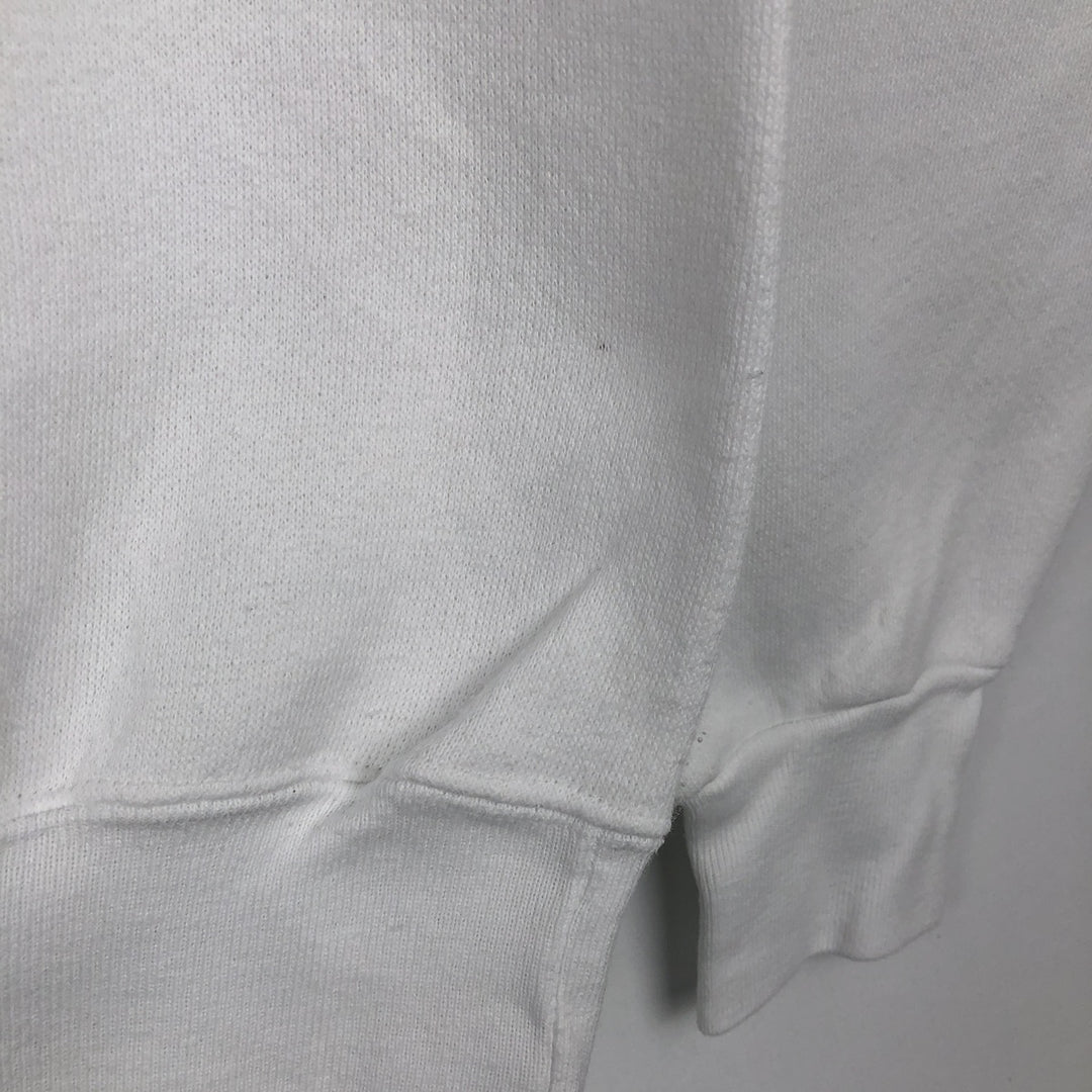 80s-90'S Miller College Sweatshirt, Made in USA, Men's Size L (approx.), Vintage cotton white type Vintage Second Hand