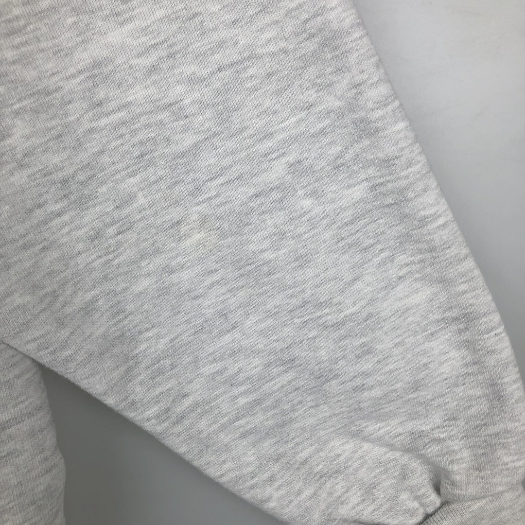 90'S Russell High Cotton Turtleneck College Sweatshirt, Made in USA, Men's XL equivalent, Vintage cotton gray type Vintage Second Hand
