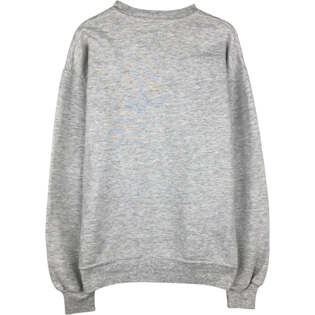 Vintage 80s-90'S Russell college sweatshirt, made in the USA, size L, men's cotton gray type Vintage Second Hand