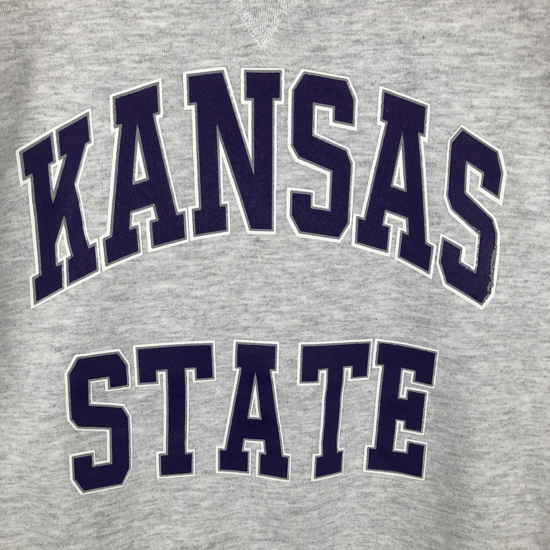 Vintage 80s-90'S Russell college sweatshirt, made in the USA, size L, men's cotton gray type Vintage Second Hand
