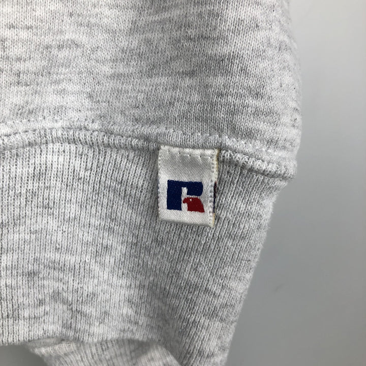 Vintage 80s-90'S Russell college sweatshirt, made in the USA, size L, men's cotton gray type Vintage Second Hand