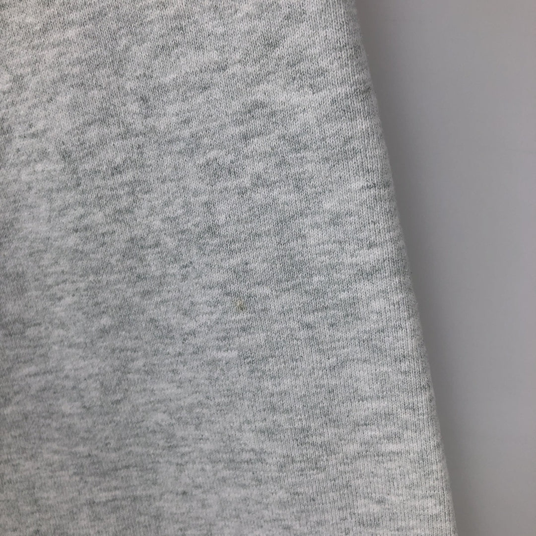 Vintage 1980'S Fruit of the Loom college sweatshirt, made in the USA, size L, men's cotton gray type Vintage Second Hand