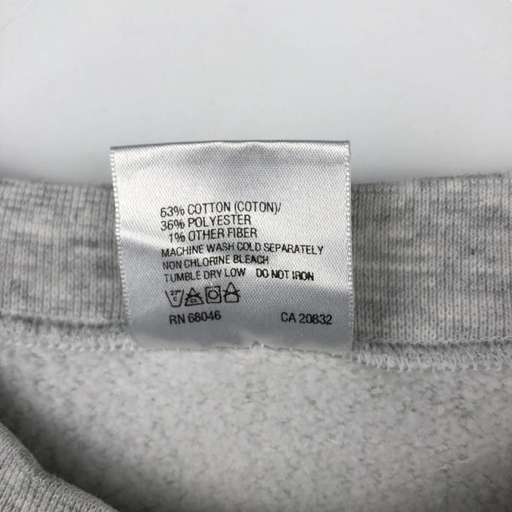 90'S Tultex Notre Dame University College Sweatshirt, Made in USA, Men's XL equivalent, Vintage cotton gray type Vintage Second Hand