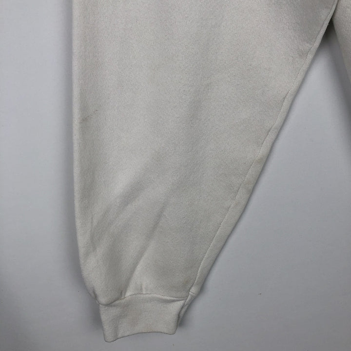 90'S TULTEX Triple Print College Sweatshirt, Made in USA, Large (Men's L equivalent), Vintage cotton white type Vintage Second Hand
