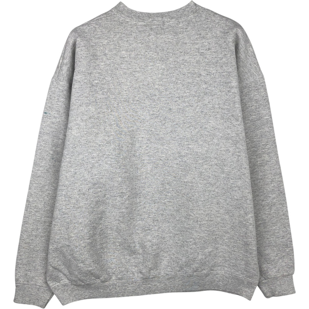 Vintage 90'S Lee triple print college sweatshirt, made in the USA, men's size XL cotton gray type Vintage Second Hand