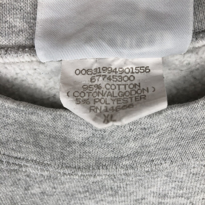 Vintage 90'S Lee triple print college sweatshirt, made in the USA, men's size XL cotton gray type Vintage Second Hand