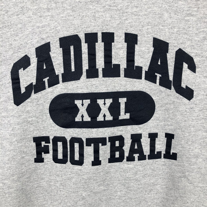 Vintage 90'S Lee triple print college sweatshirt, made in the USA, men's size XL cotton gray type Vintage Second Hand