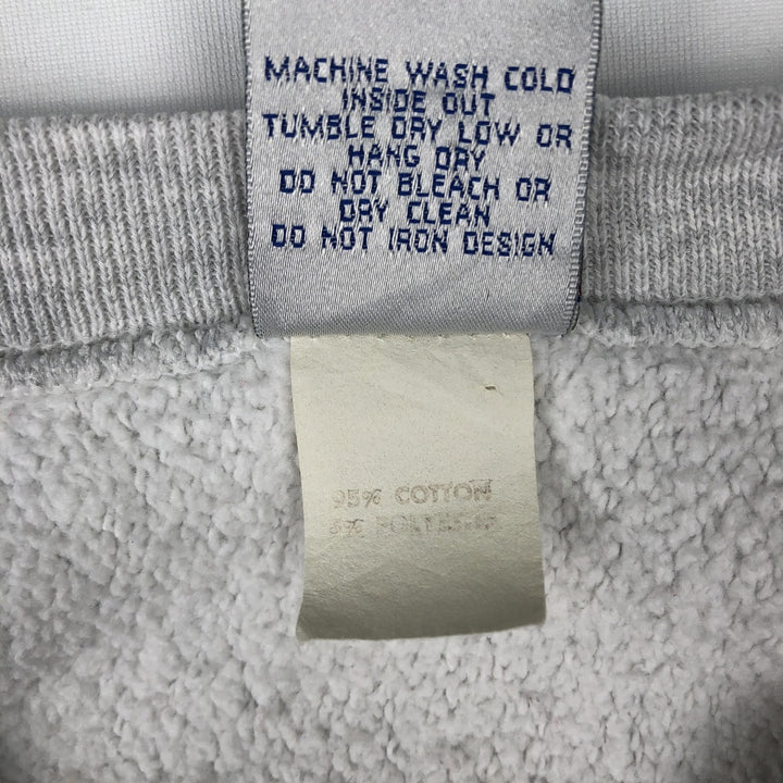 90'S CS Notre Dame University College Sweatshirt, Made in USA, Men's XL equivalent, Vintage cotton gray type Vintage Second Hand