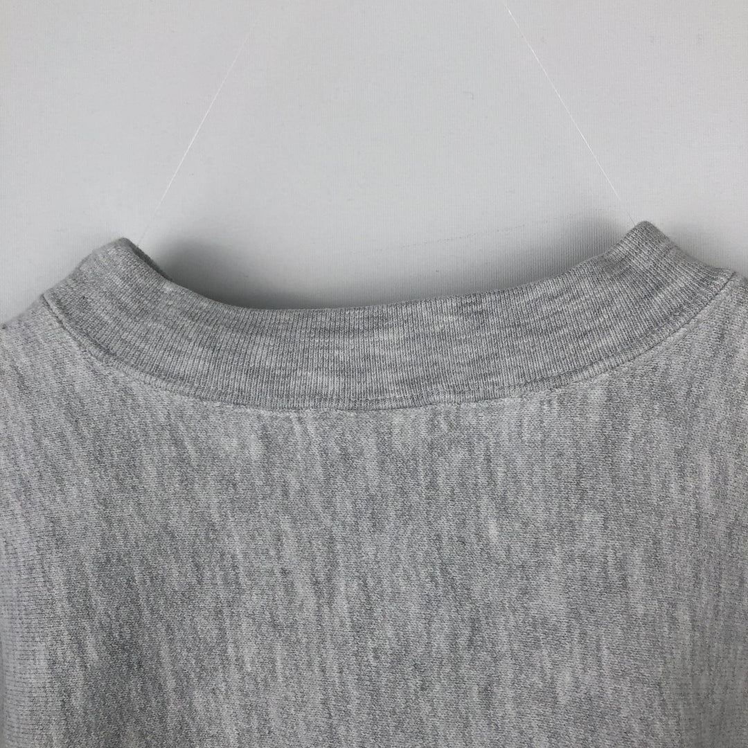 90'S Boston University Triple Print College Sweatshirt, Made in USA, Men's Size L (Equivalent), Vintage unclear gray type Vintage Second Hand