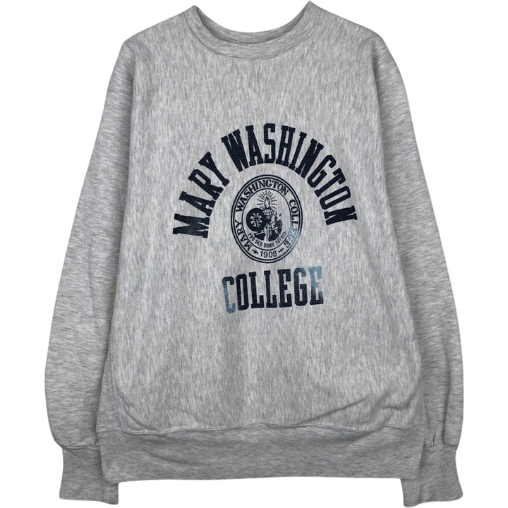 MVP COR INC. PRO WEAVE Triple Print College Sweatshirt, Made in USA, Men's XL (approx.), Vintage unclear gray type Vintage Second Hand