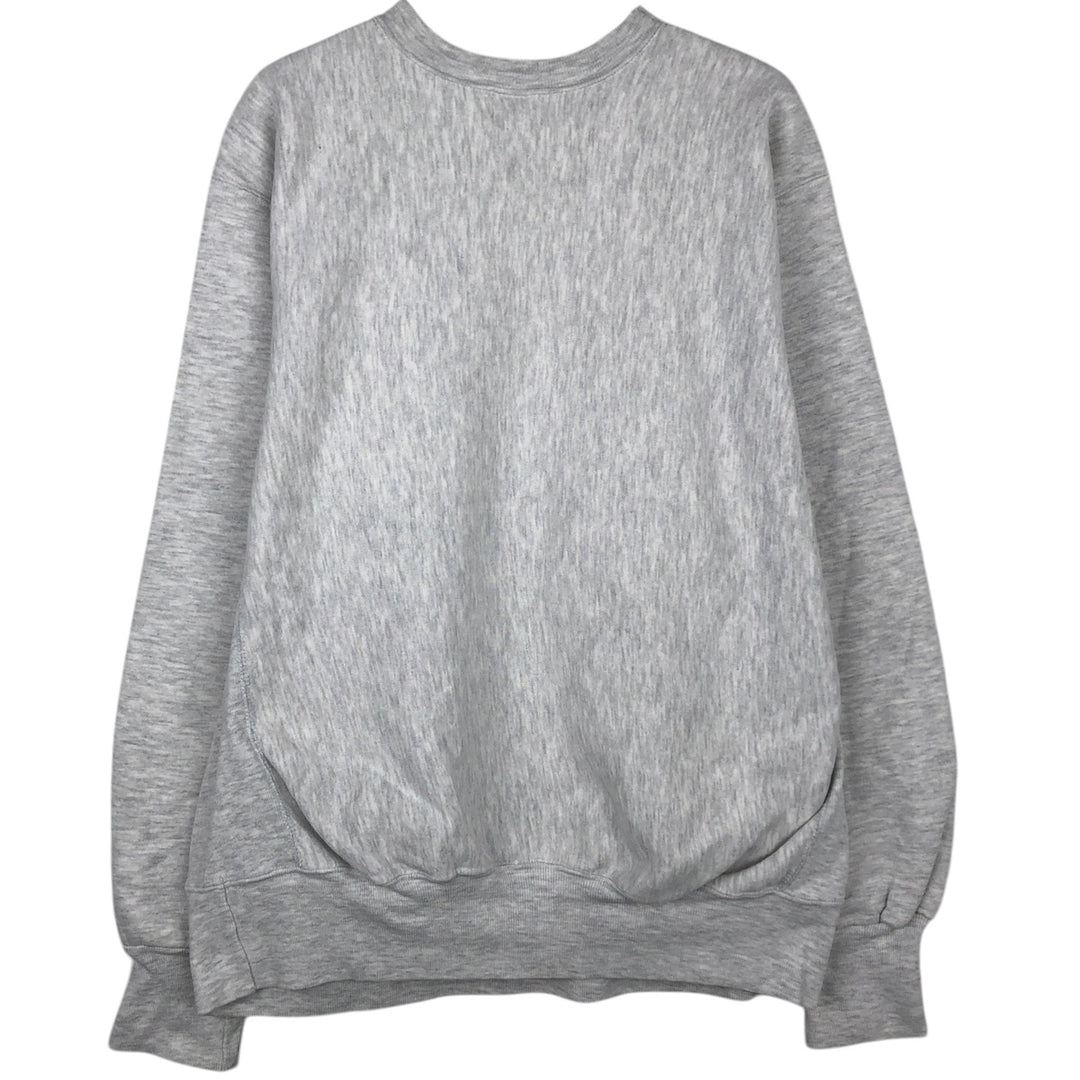 MVP COR INC. PRO WEAVE Triple Print College Sweatshirt, Made in USA, Men's XL (approx.), Vintage unclear gray type Vintage Second Hand