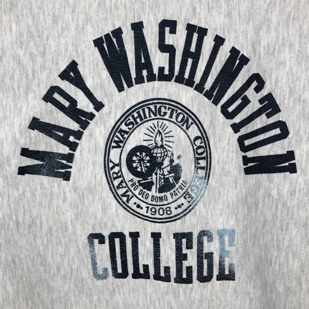 MVP COR INC. PRO WEAVE Triple Print College Sweatshirt, Made in USA, Men's XL (approx.), Vintage unclear gray type Vintage Second Hand
