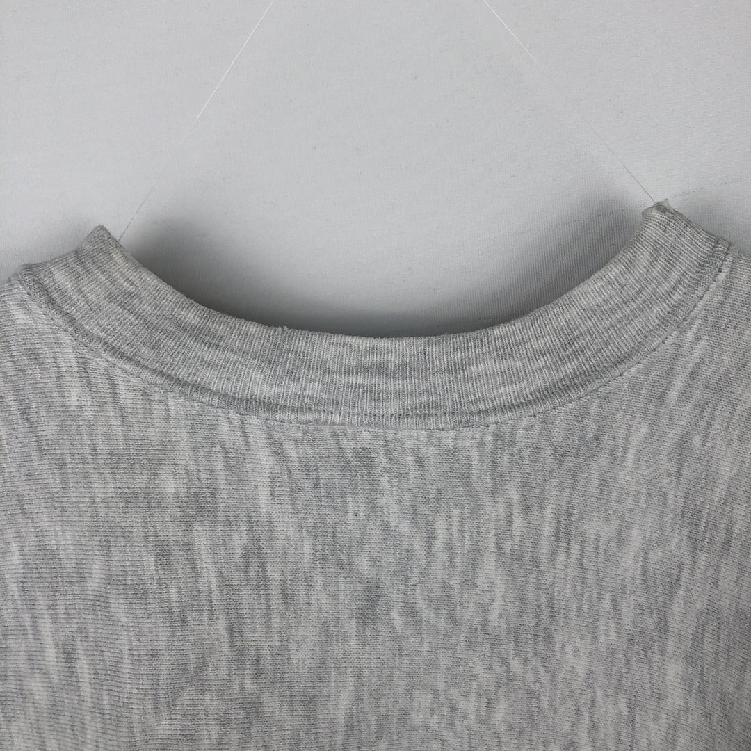 MVP COR INC. PRO WEAVE Triple Print College Sweatshirt, Made in USA, Men's XL (approx.), Vintage unclear gray type Vintage Second Hand
